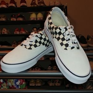 Vans Era Primary Check Black Marshmallow